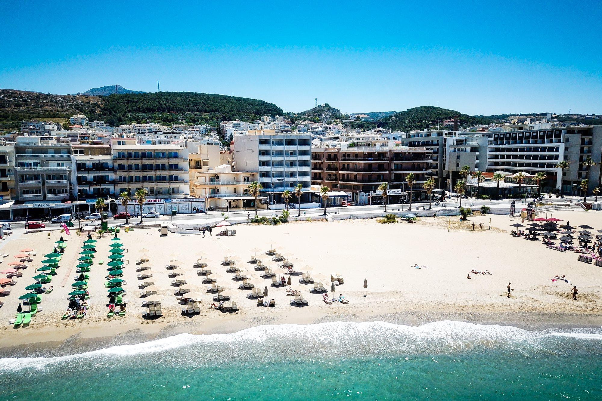 Theo Beach Hotel Apartments Rethymno  Exterior photo