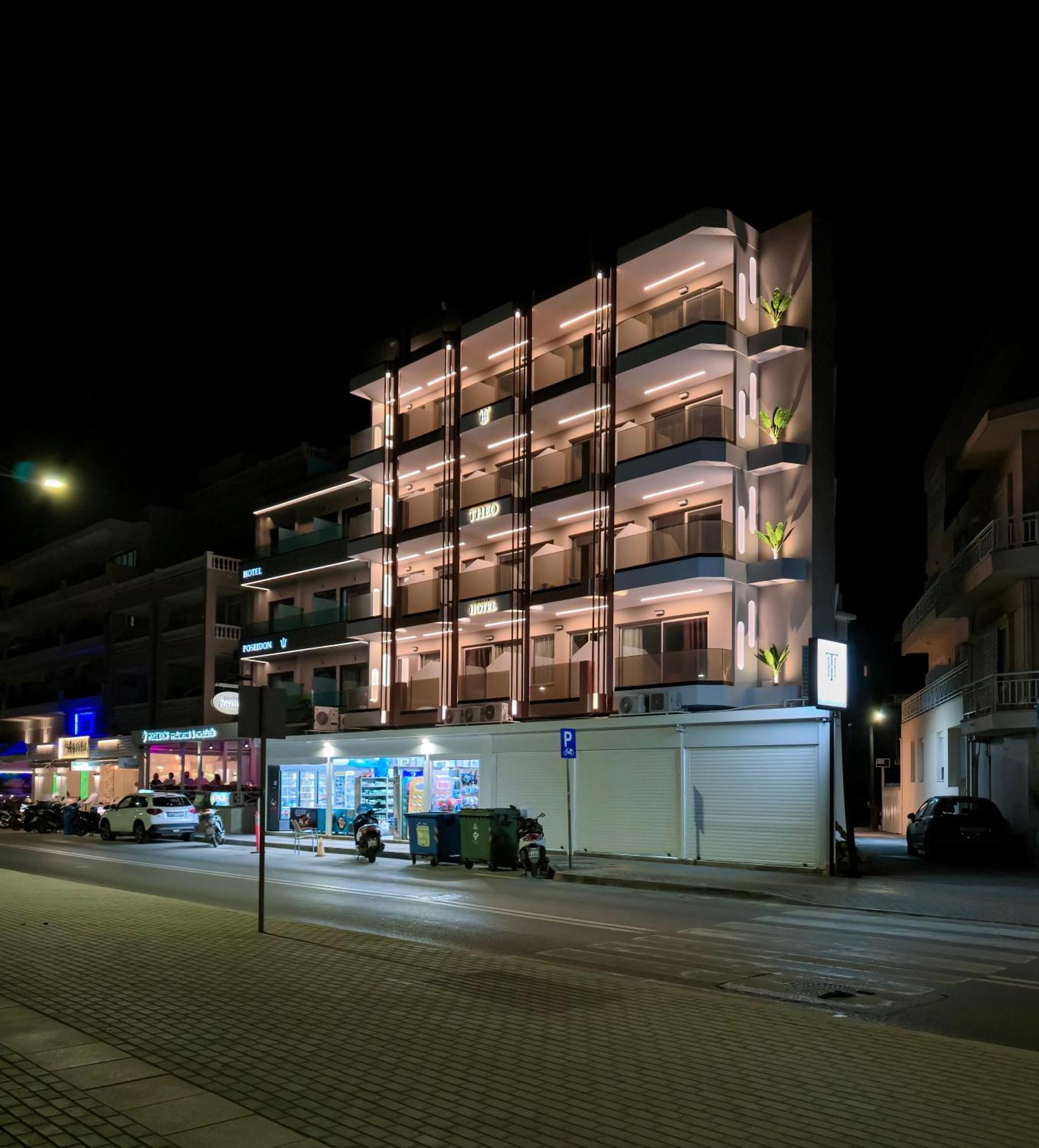 Theo Beach Hotel Apartments Rethymno  Exterior photo