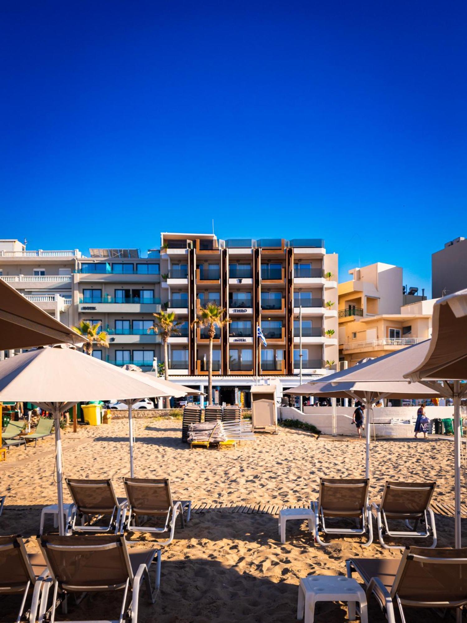 Theo Beach Hotel Apartments Rethymno  Exterior photo