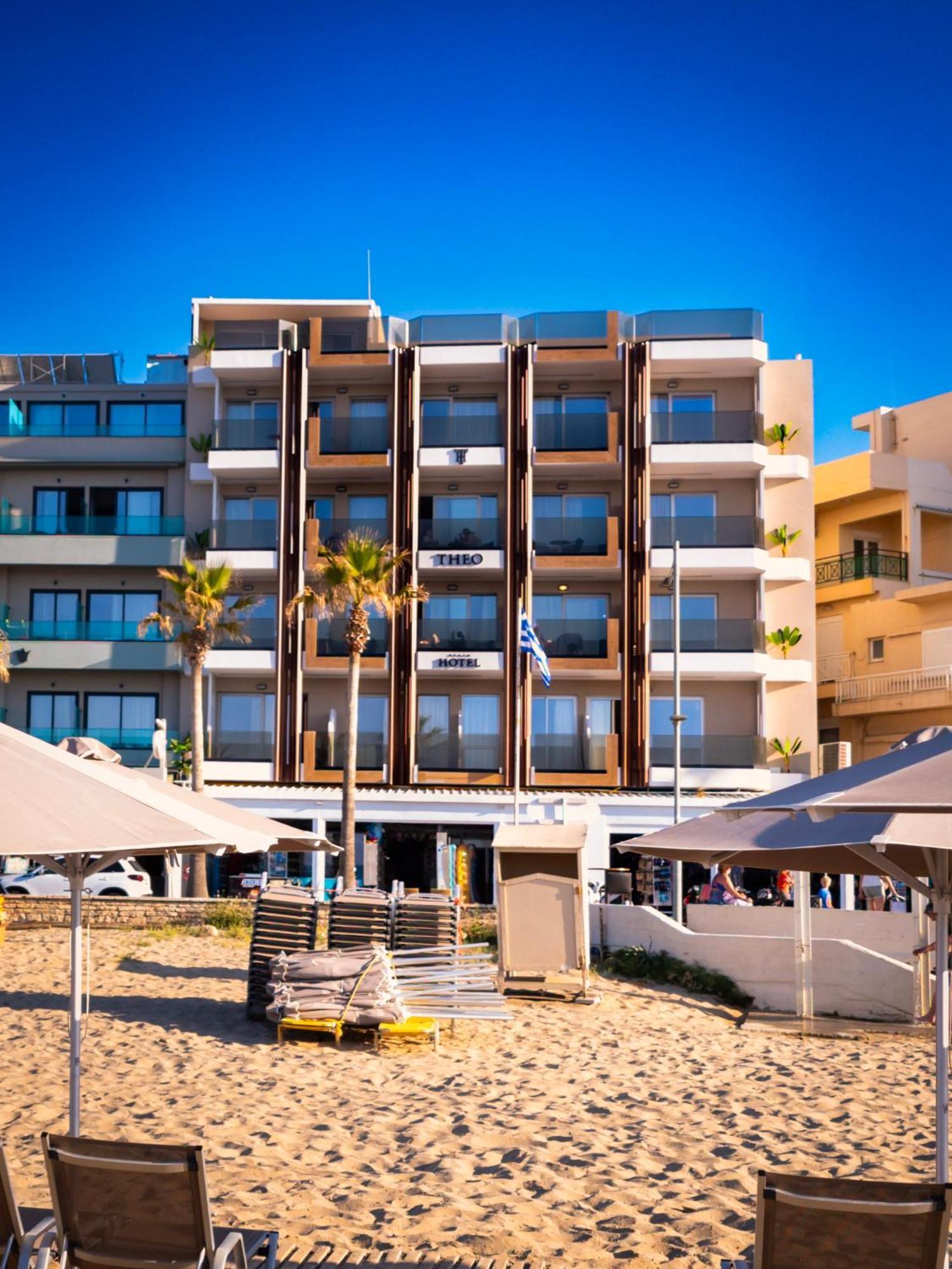 Theo Beach Hotel Apartments Rethymno  Exterior photo